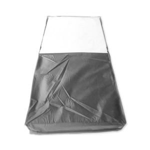 Matras opberghoes grijs met venster (& zonder)